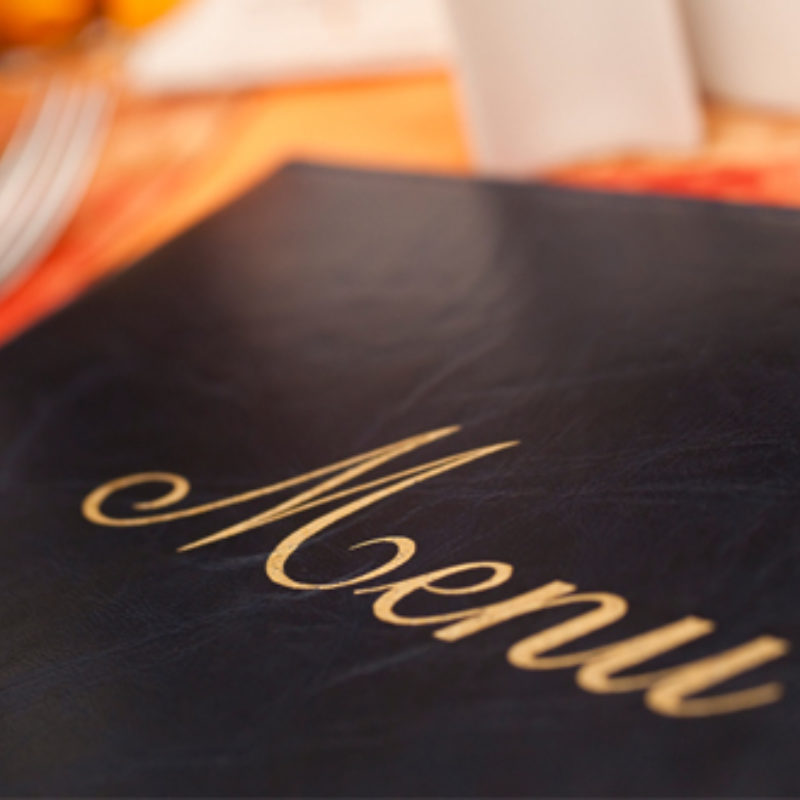 Present Food Menu