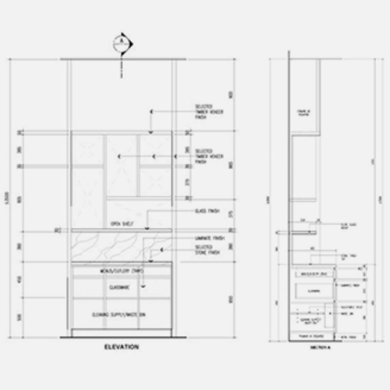 Service Station Elevation
