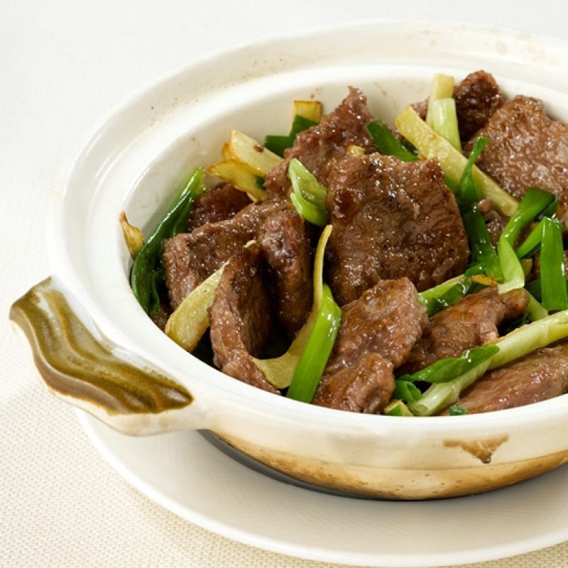 Beef with Ginger and Spring